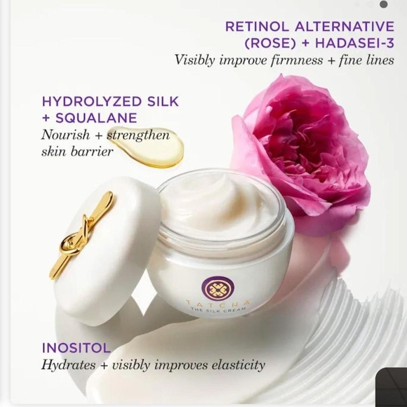 Tatcha The Silk Cream - Elegant White and Gold Skincare - Picture 6 of 9